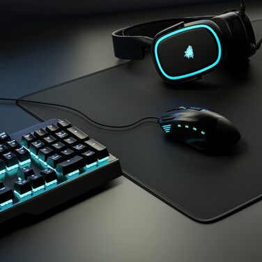 Комп'ютер TITANWOLF - Килимок для ігрової миші XXL Speed Titanwolf Black 440 x 350 мм - XXL килимок для миші - Настільний килимок