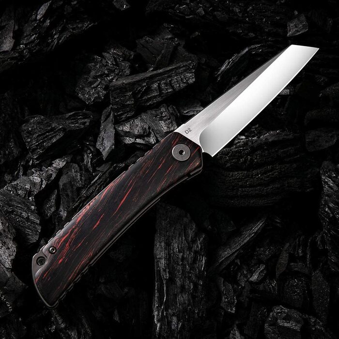 Складаний ніж кишеньковий ніж з ручкою G10, одноручний ніж для виживання на відкритому повітрі зі сталевим лезом D2 зі шкіряними п