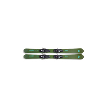 Дитячі лижі Fischer Ranger Team JRS 161 см для швидких фліпів та обертань, однакові характеристики їзди Regular та Fakie, оливкові