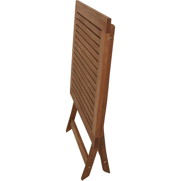 Розкладний стіл DEGAMO з евкаліптової деревини, промаслена поверхня, 70x70 см, сертифікований FSC