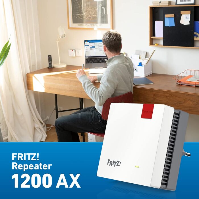АВМ ФРІЦ Репітер 1200 AX (Wi-Fi 6, WLAN Mesh) Wi-Fi повторювач одинарний