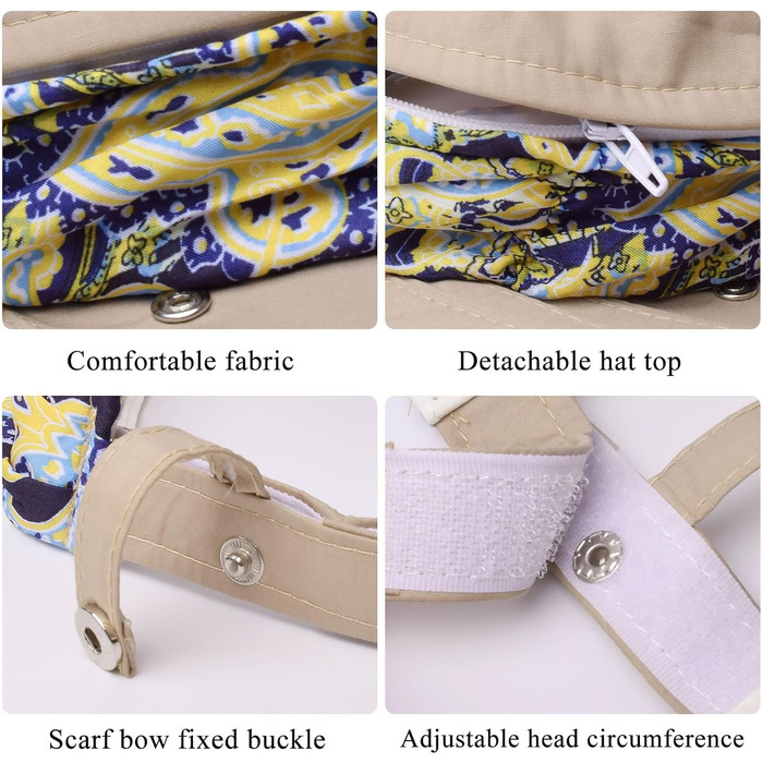 Жіночий складаний сонцезахисний капелюх KXF 2-в-1 з клапаном на шиї, дихаючий, швидковисихаючий, захист 360, козирок для спорту на свіжому повітрі, широкий козирок, захист від ультрафіолету UPF 50, капелюх для пляжної риболовлі, один розмір 4