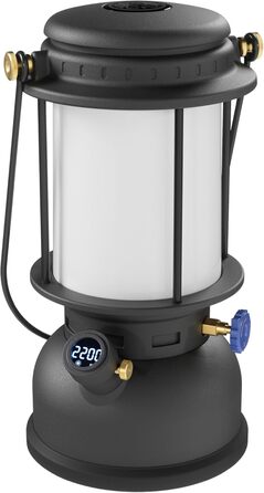 Світлодіодний ліхтар Petromax LM500, регулювання яскравості, 500 люмен, функція живлення, ідеально підходить для кемпінгу та пригод на природі, дизайн у стилі ретро