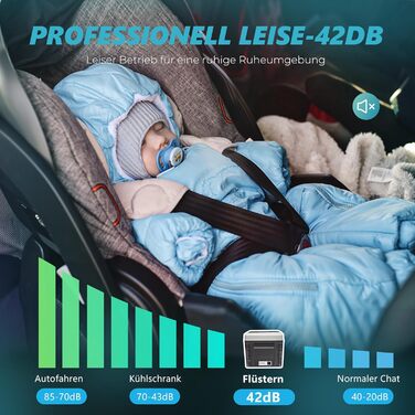 Компресорний холодильник 18 л, автомобільний холодильник -20 20, портативний холодильник 12/24V DC 100-240V AC, портативна морозил