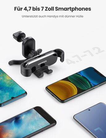 Автомобільний тримач для мобільного телефону з гачком вентиляція автомобільний тримач гравітаційний автомобільний тримач для мобіл