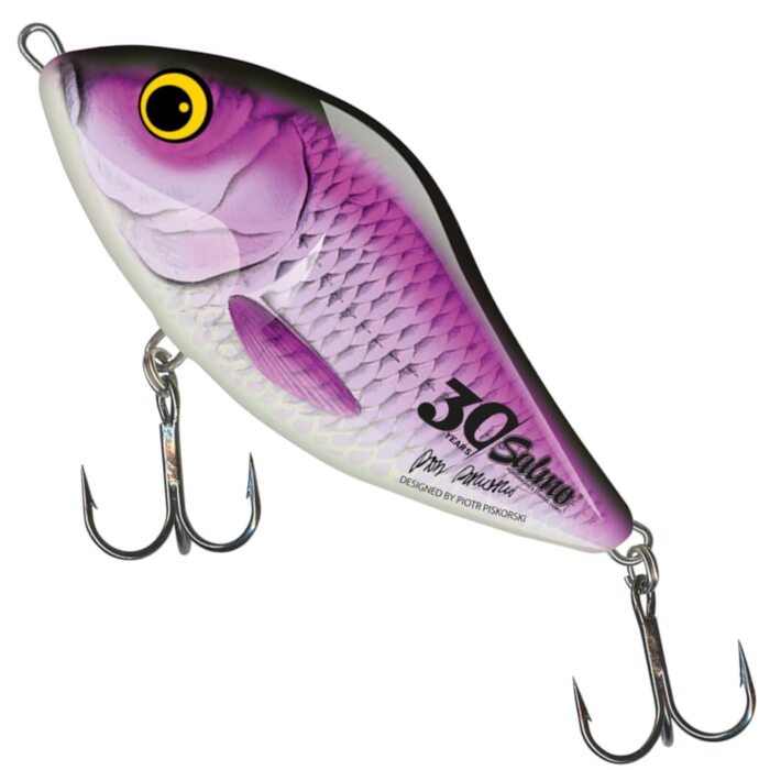 Джеркбейт Salmo 30th Anniversary Sliders Sinking Jerkbait, розмір/вага/колір 12 см / 70 г / Holo Purple Prey