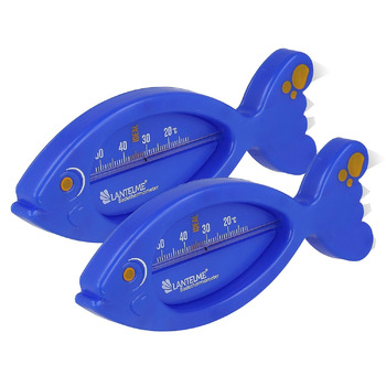 Упаковки Термометр для ванни Риба в блакитному аналогу Термометр для безпечного купання у ванній для немовлят малюків Діти Дорослі