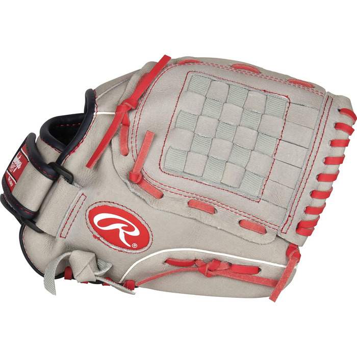 Бейсбольна рукавичка Rawlings Sure Catch Mike Trout Signature для дітей, 28 см, сітчастий дизайн, для метання правою рукою