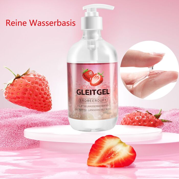 Інтимний лубрикант Paakee Полуниця, 500 мл