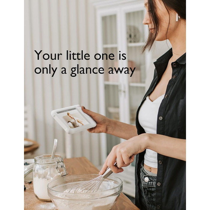 Монітор для дітей з камерою 5 дюймів, 1080P HD Video Монітор для дітей без Wi-Fi з камерою та аудіо Монітор для дітей 5000 мАг, ба