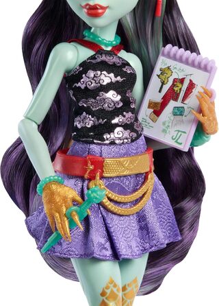 Лялька Monster High Jinafire Long HYV58 з 7 аксесуарами, 29 см