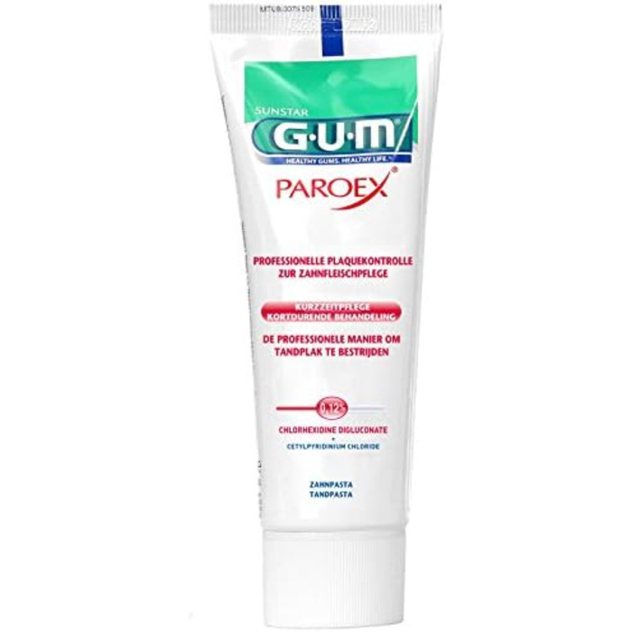 Зубна паста GUM Paroex Gel 75 мл, Value Pack 6 шт. (6 x 75 мл)