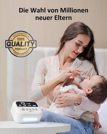 Дитячий електричний назальний аспіратор. Електричний назальний аспіратор для немовлят. 9 сил всмоктування.