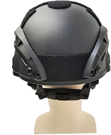 Шолом Fast Airsoft, м&39який велосипедний шолом, універсальний пейнтбольний шолом, кріплення NVG, захисний захист від ударів для полювання, чорний, 22.05-23.62