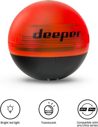 Нічний чохол Deeper Unisex для нічної риболовлі, помаранчевий, 2,55 ЄС