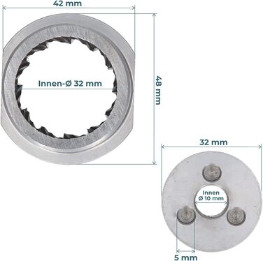Кавомолка V5, сумісна з повністю автоматичною кавоваркою Jura Impressa. Шліфувальний конус, шліфувальне кільце також сумісні з кавоварками Bosch Benvuento, Miele Caffeo, Saeco Royal/Vienna, а також AEG CaFamosa 1 Set