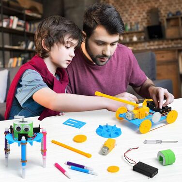 Електронний конструктор ADUSRIZ 5-in-1 STEM Kit, для дітей 8-14 років