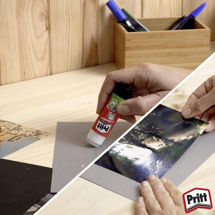 Клей-олівець Pritt, безпечний і зручний для дітей клей для мистецтва та рукоділля, міцний клей для шкільного та канцелярського приладдя, ручка Pritt 10x43 г