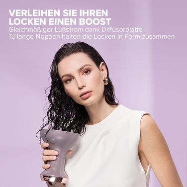 Дифузор для кучерявого волосся Bellissima Diffon Ceramic & Argan для визначених, блискучих та зволожених локонів, антифриз-ефект, керамічне покриття та арганова олія