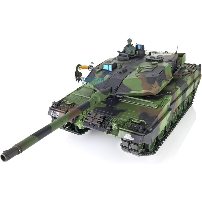 Радіокерований танк Leopard 2A6 RC 1/16, 2.4 GHz, з функцією стрільби (6 мм)