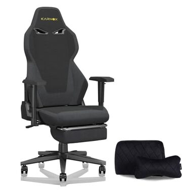 Ігрове крісло темно-сірого кольору Велике та широке, ергономічне офісне крісло, підголівник, функція нахилу 155 з механізмом блокування, темно-сірий чорний