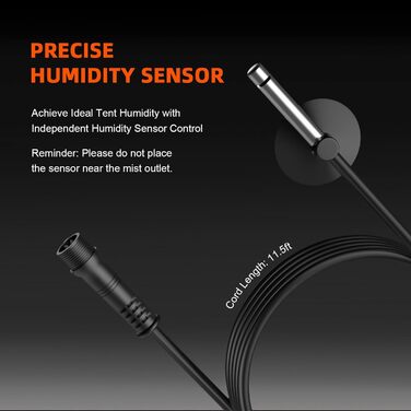 Зволожувач повітря 6 л з верхнім заповненням прохолодного туману Зволожувачі повітря для рослин намет для вирощування, 2024 Spider