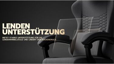 Ігрове крісло/офісне крісло, ергономічне, масажне сидіння з регульованою підставкою для голови та ніг, регульованими підлокітниками та 3D-підлокітниками, сталевий каркас (червоний) чорна тканина