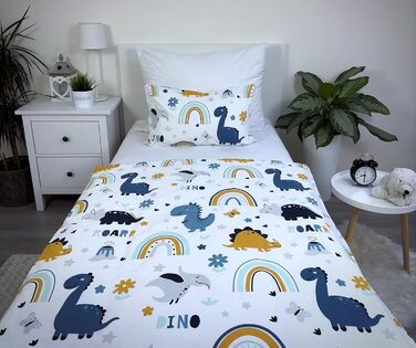 Дитяча постільна білизна Theonoi постільна білизна для малюків дитяче ліжечко в комплекті підковдра 100x135 та наволочка 40x60 з б