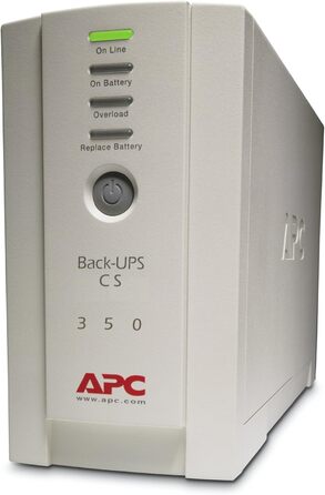 ДБЖ APC Back-UPS CS - BK650EI - джерело безперебійного живлення 650 ВА (4 виходи IEC, захист від перенапруг) (вихідна потужність 350 ВА, одинарний)