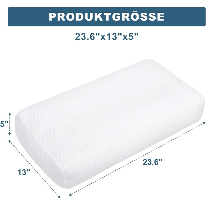 Подушка для коліна TANYOO для сну на боці, регульована подушка для ніг з піни з ефектом пам&39яті для сну на боці, ідеально підходить для полегшення болю в колінах і стегнах і покращення сну