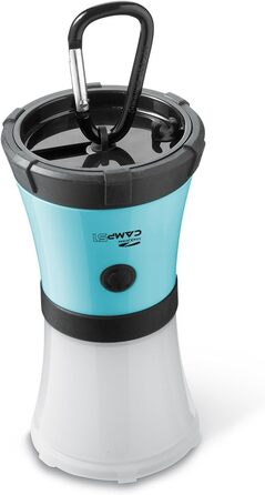 Ліхтар для кемпінгу LiteXpress CAMP 51, плавучий та водонепроникний до 1 м, IPX7, 1 високопродуктивний світлодіод Nichia, до 200 люмен ANSI FL1, пластиковий корпус, синій, LXL91100BB