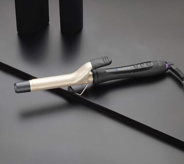 Цифрові щипці Diva Pro Styling Digital Tongue 25 мм - плойка/щипці для завивки - функція автоматичного вимкнення, чорна