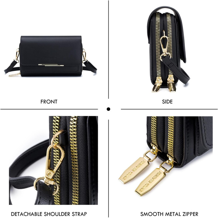 Маленька сумка через плече для мобільного телефону Roulens, жіноча маленька сумка через плече, сумка через плече з PU-шкіри, сумка