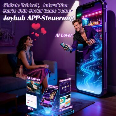 Вібратор-фалоімітатор KI-Sync XXL для жінок, з нагрівом, вібрацією та функцією поштовхів, керування через APP