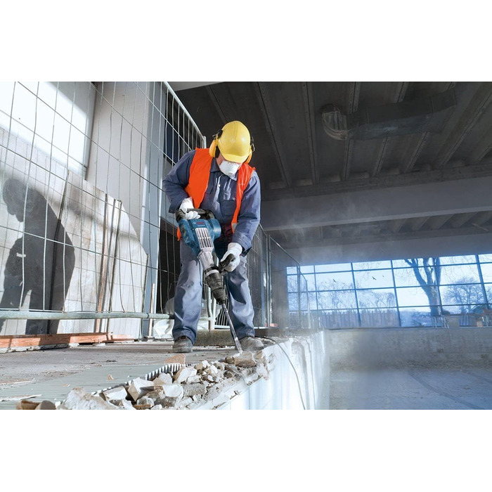 Ударний відбійний молоток GSH 11 VC (потужність 1700 Вт, з патроном SDS-max, 400 мм, вкл. загострене зубило, кейс) Basic