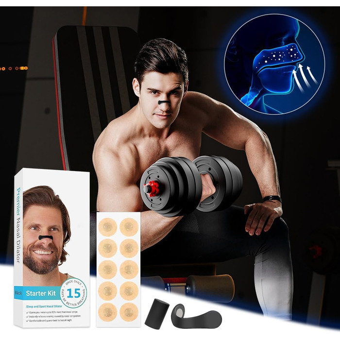 Дихаюча назальна смужка, назальна смужка проти хропіння, магнітна назальна смужка, назальна смужка проти хропіння, назальна смужка для засинання, дихаюча назальна смужка, 30 PCS