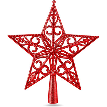 Верхівка для ялинки червона зірка TK Gruppe Timo Klingler