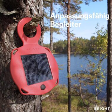 ЯСКРАВІ сонячні ліхтарі SunTurtle для використання на вулиці - компактний сонячний ліхтар, що перезаряджається від USB та сонячної енергії, регульована яскравість, для кемпінгу та надзвичайних ситуацій