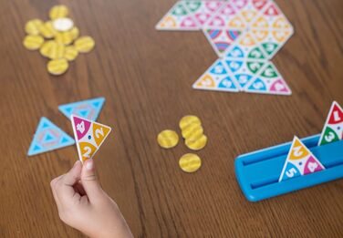 Настільні ігри від 4 років - Настільні ігри для 2-4 гравців - Гра в доміно, сімейна гра для дітей із середньою тривалістю 20 хвили