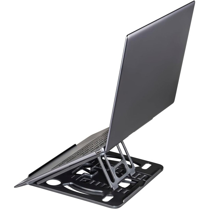 Підставка для ноутбука Hama з поворотом на 360, 8 рівнями нахилу, для ноутбуків до 15,6 дюймів (макс. 40 см), сумісна з ПК