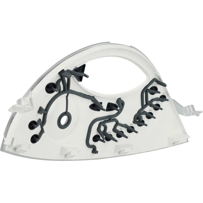 Панель керування vhbw Панель панелі сумісна з кухонним комбайном Vorwerk Thermomix TM31 - передня кришка, чорний, сірий, білий