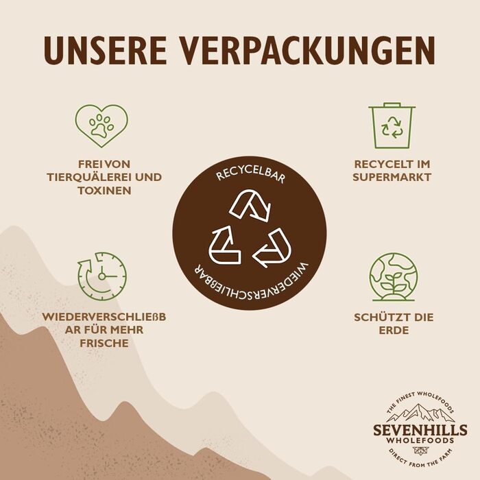 Органічний веганський протеїновий порошок Sevenhills Wholefoods Natural, 900 г