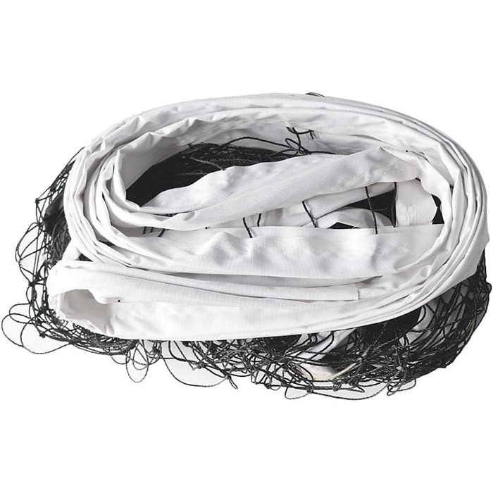 Волейбольна сітка 9,5 × 1 м – портативна стандартна сітка зі сталевим канатом, складна, офіційний розмір для критої/відкритої гри, саду, пляжу чи спорту