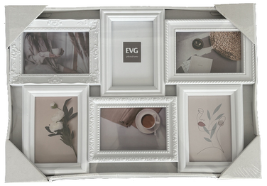 Мультірамка EVG INNO ZB-6-3753 WHITE COLLAGE 6 (6812241)