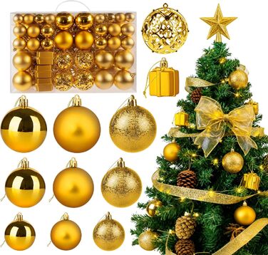 Набір різдвяних кульок набір із 105 предметів ilauke