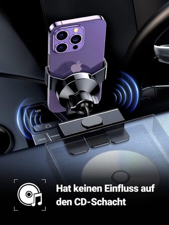 Автомобільний тримач CD слот автомобільний мобільний телефон гравітаційний автомобільний мобільний телефон тримач однією рукою сум