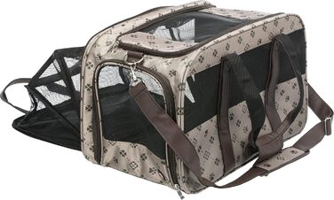 Сумка Trixie 28903 Maxima, розширювана, 33 32 54 см, бежевий/коричневий