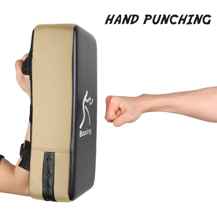Накладки на руки Odoland Набір з PU боксерськими накладками 6OZ Боксерські рукавички для боксерського мішка, боксу, кікбоксингу, тренувань з боксу, бойових мистецтв, тайських кікбоксерських накладок, чорного кольору