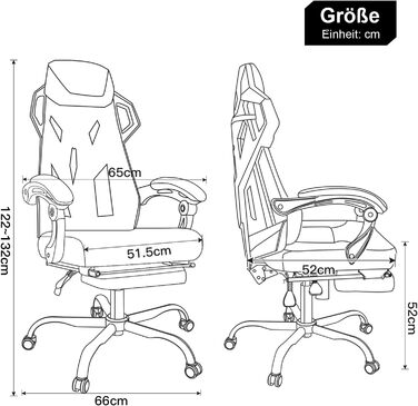 Ергономічне офісне крісло GTPLAYER, стілець для роботи, регульована поперекова опора, підголівник, крісло керівника з підлокітниками, що з&39єднуються, безшумні колеса, чорний колір, вантажопідйомність до 150 кг