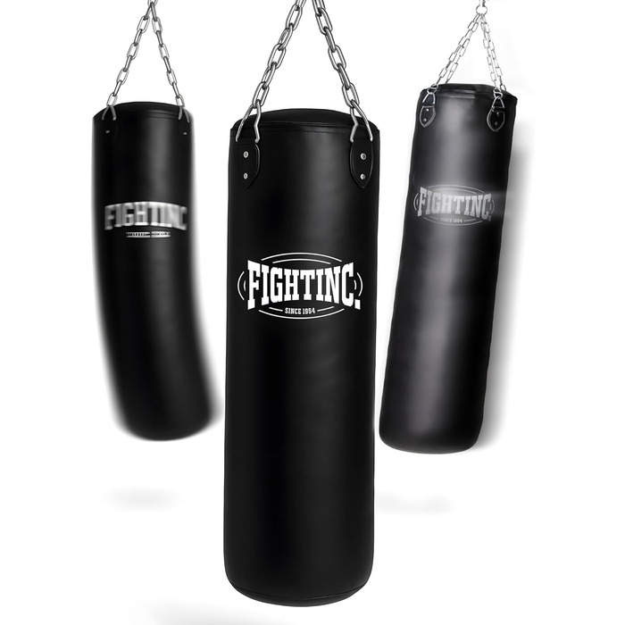 Боксерський мішок Fightinc. Класичний З НАПОВНЕННЯМ/НЕ НАПОВНЕННЯМ/З НАПОВНЕННЯМ 80 100 120 150 180 см до 55 кг ідеально підходить для тренувань з бойових мистецтв для дітей та дорослих 40 50 60 кг 180 см З НАПОВНЕННЯМ